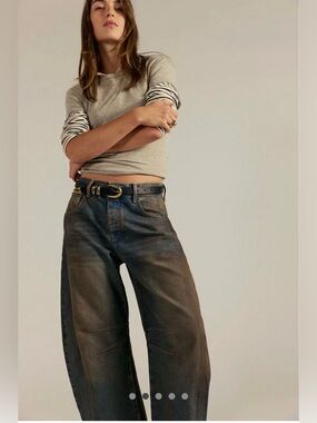 We The Free Good Luck Coated Jeans size 27 NWOT MSRP $148